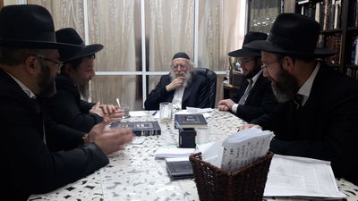רבני הישיבה אצל הגר"ש גלאי