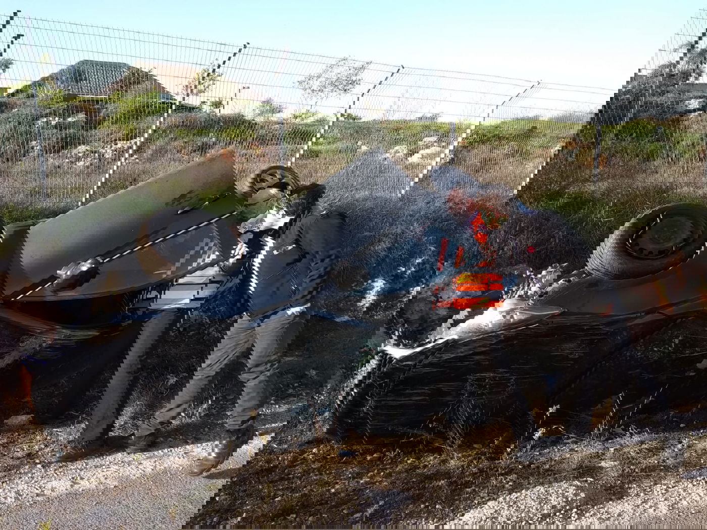 תושב ביתר עילית התהפך עם רכבו ונפצע קל