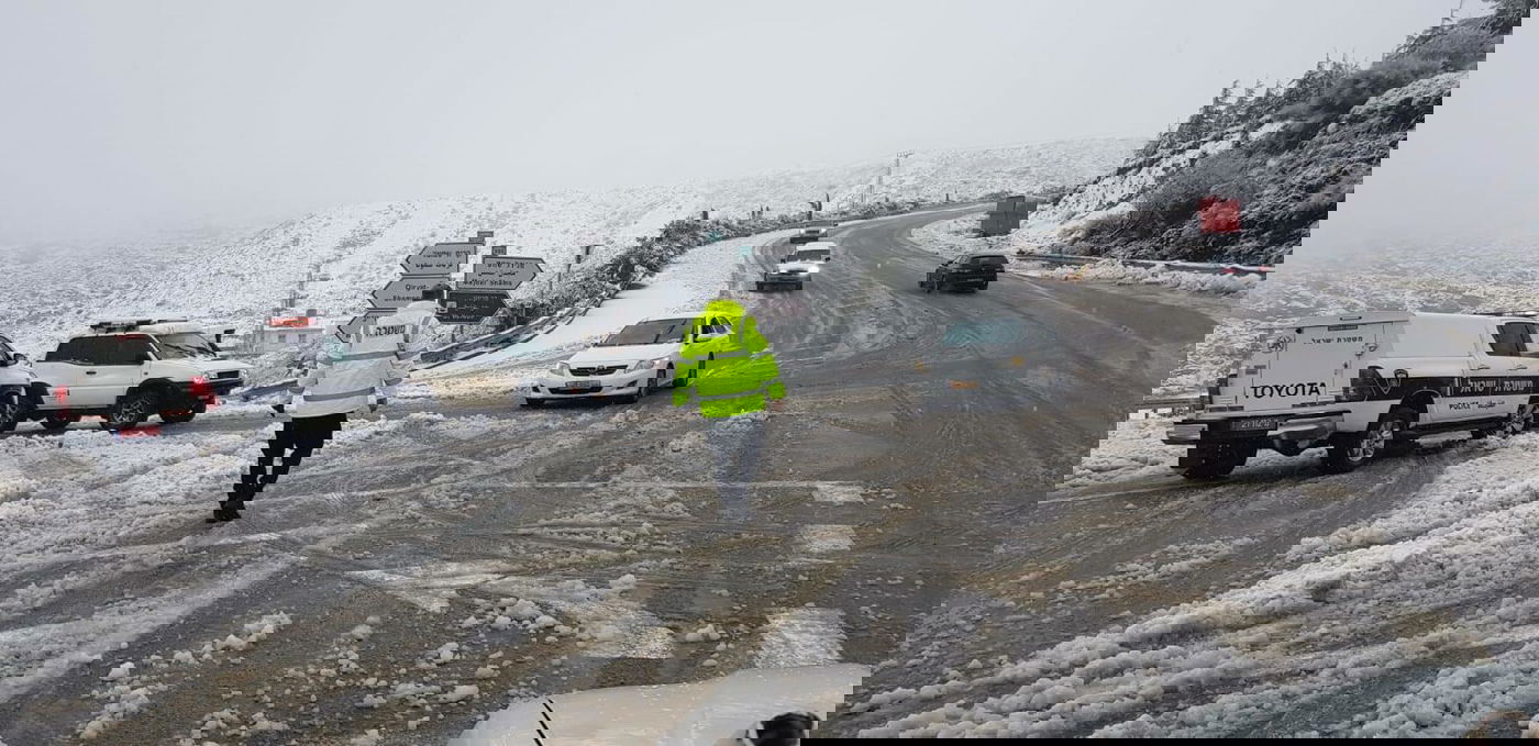 כך המשטרה נערכת לקראת השלג הירושלמי