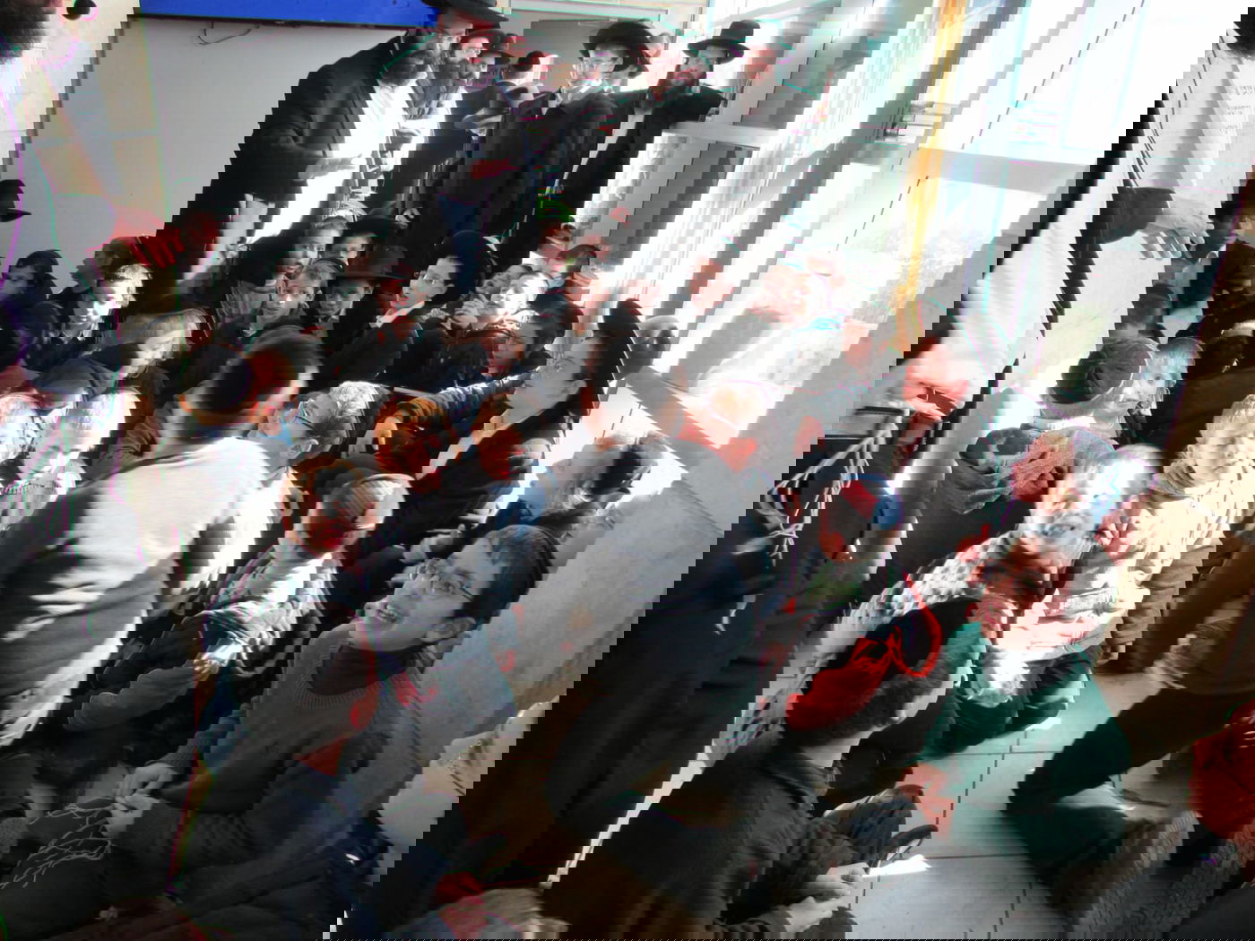 ילדי החיידר לומדים בעיריית אלעד