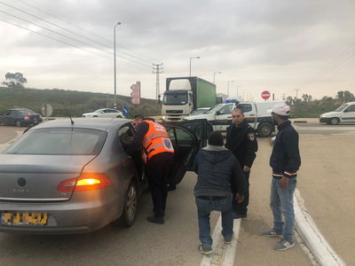 זירת התאונה