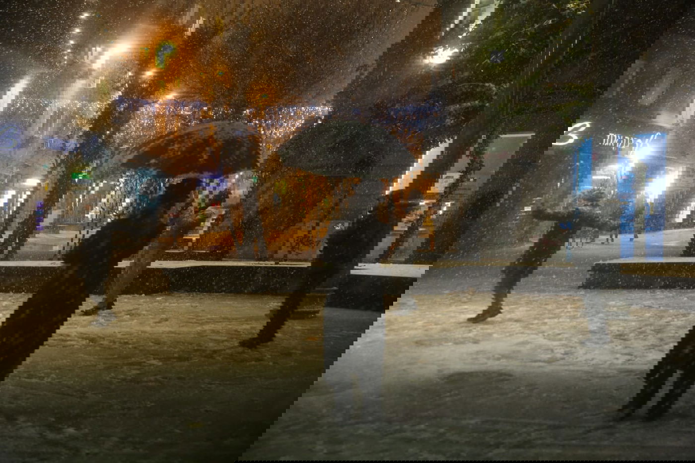 שלג מאכזב: הלימודים - כרגיל. תיעוד מי-ם