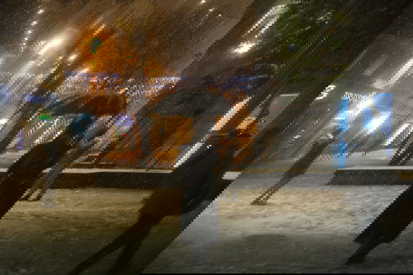 שלג מאכזב: הלימודים - כרגיל. תיעוד מי-ם