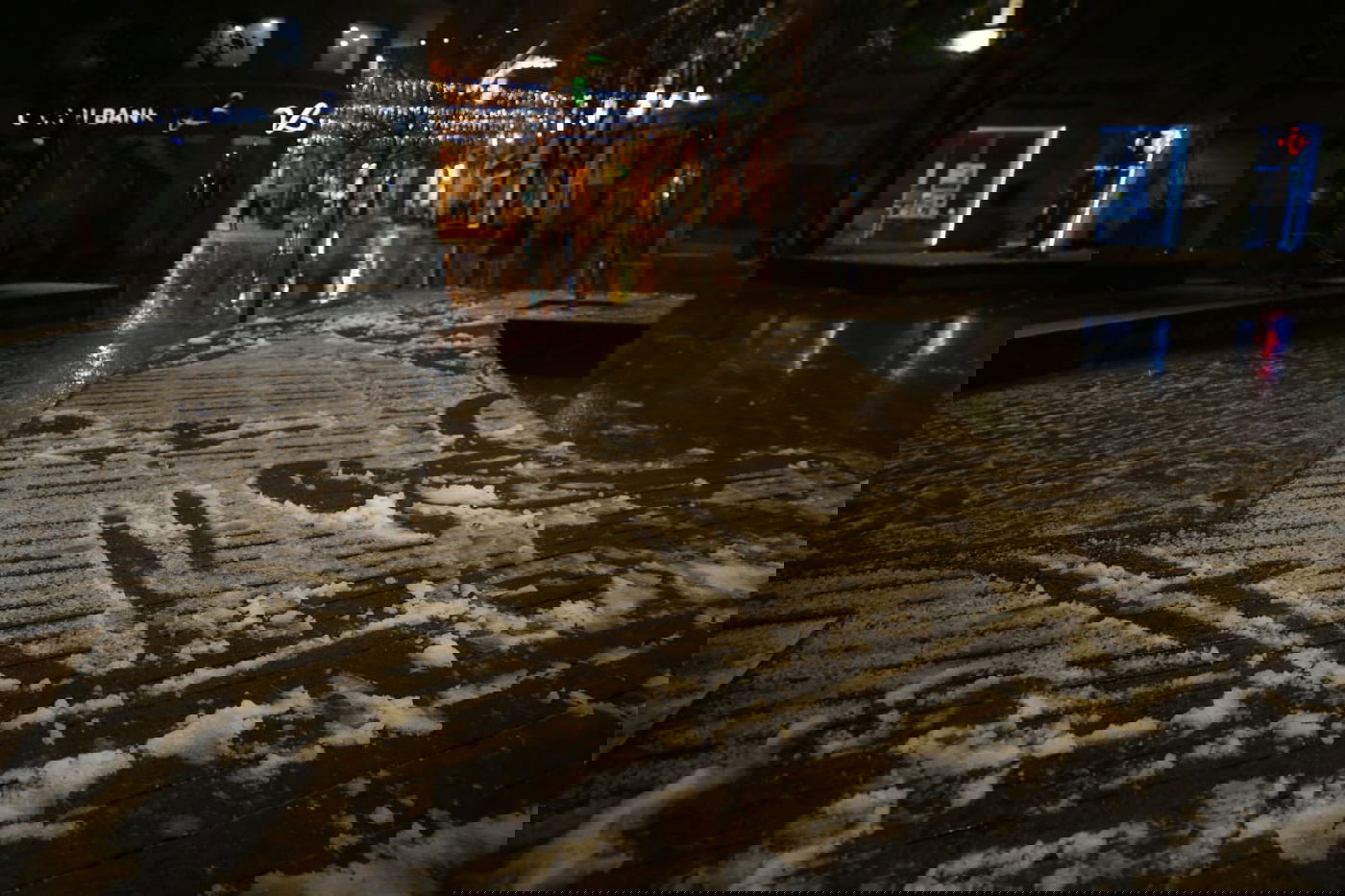 שלג מאכזב: הלימודים - כרגיל. תיעוד מי-ם