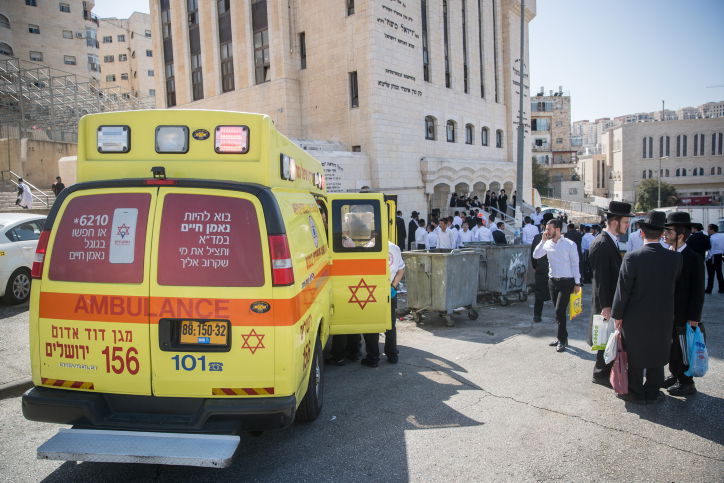 אמבולנס מד"א. אילוסטרציה