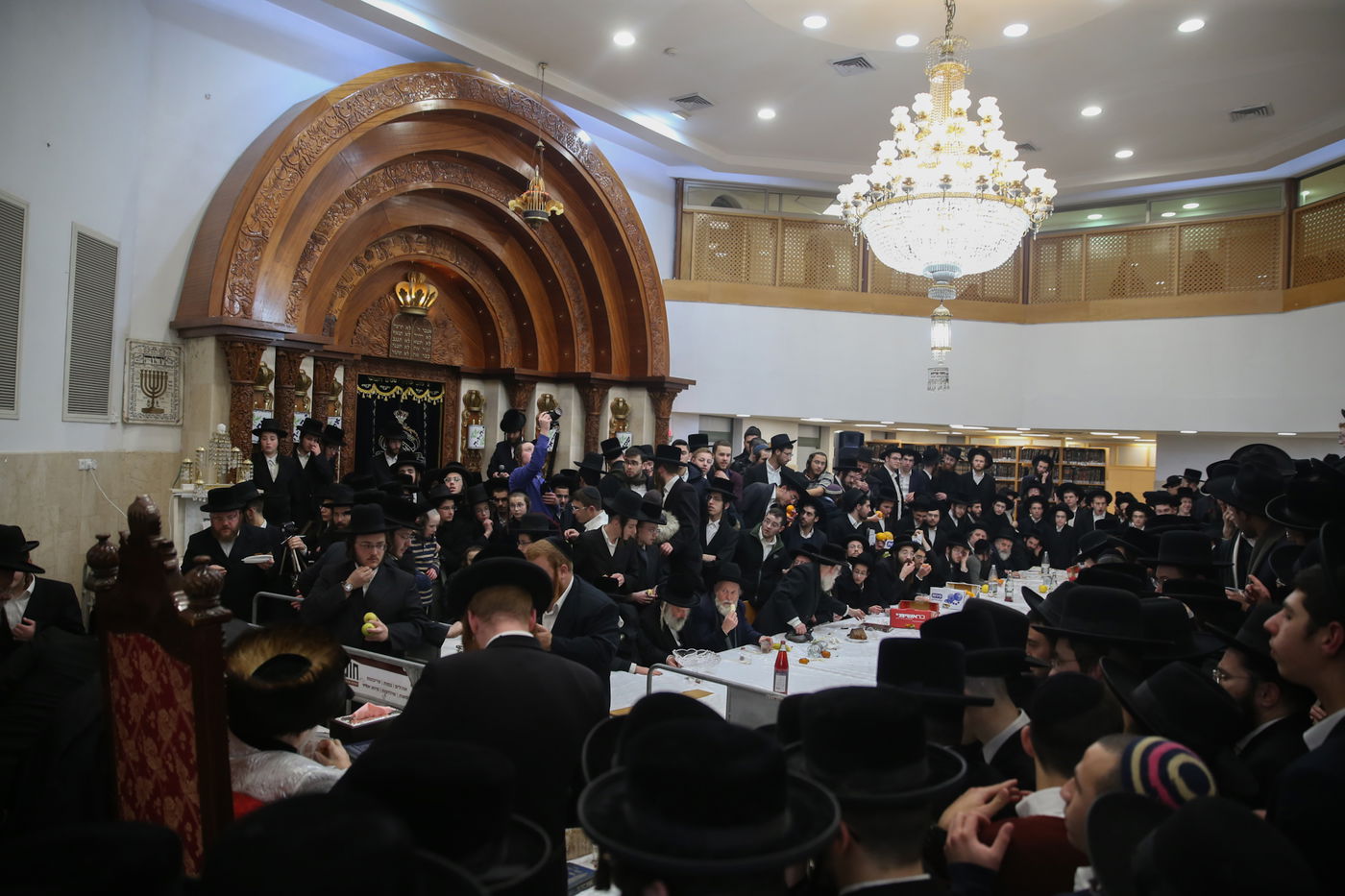 האדמו"ר מקאליב בטיש ט"ו בשבט • גלריה