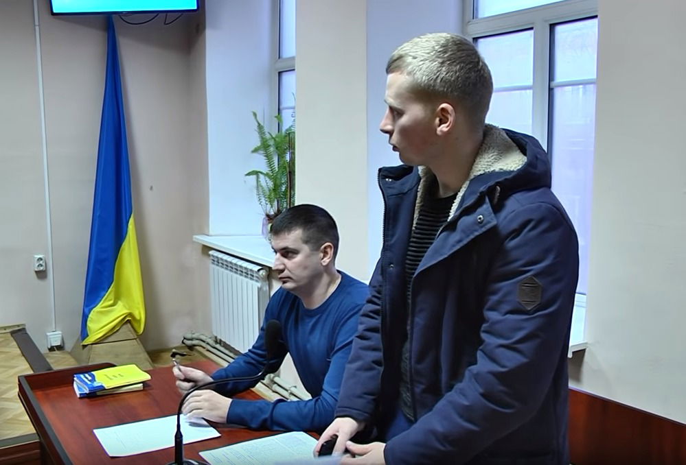 החרדים שהשחיתו את הצלב באומן - בבית המשפט. תיעוד