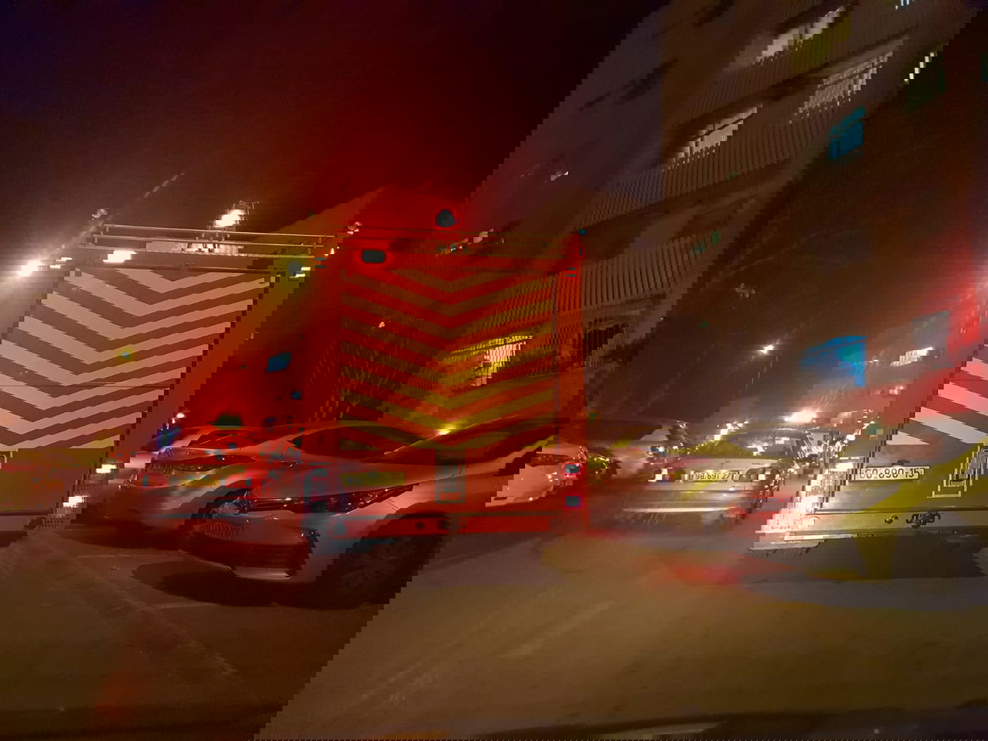 הר נוף: לוחמי האש פינו בנין מגורים מדייריו, בגלל דליפת גז