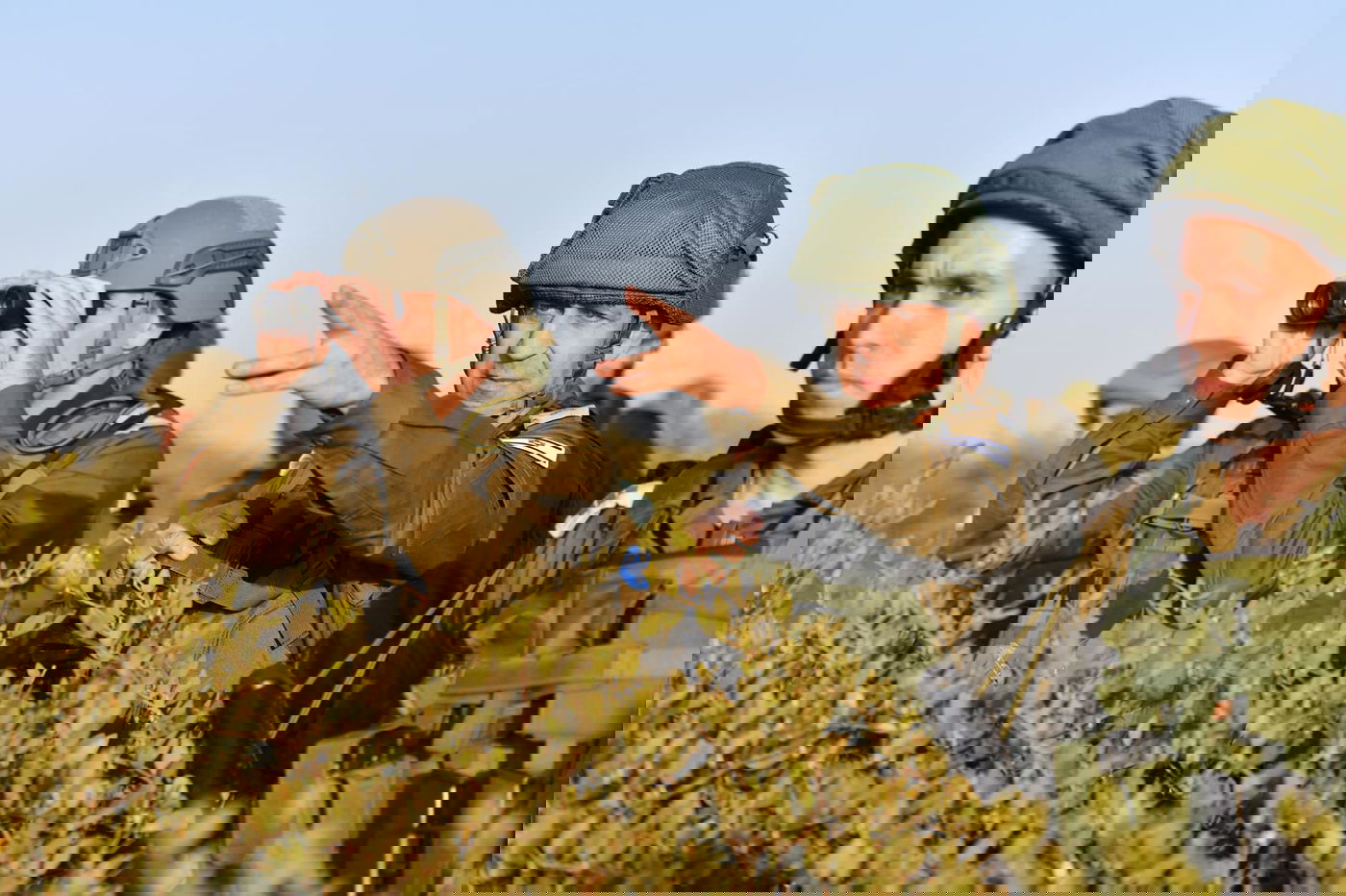 הרמטכ"ל אביב כוכבי סייר בגבול רצועת עזה