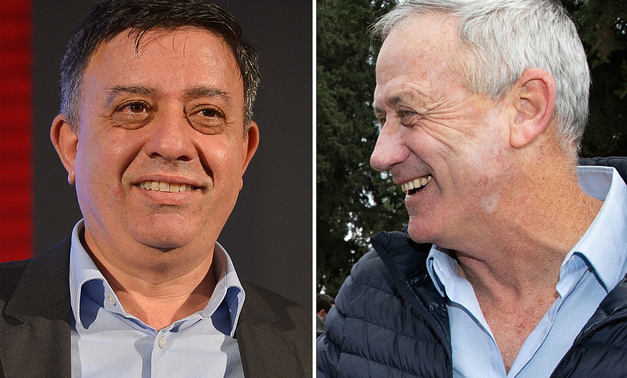 בני גנץ ואבי גבאי