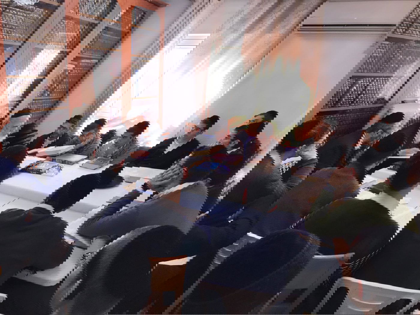 נשיא המועצת מסר שיעור - למרות חולשתו • תיעוד