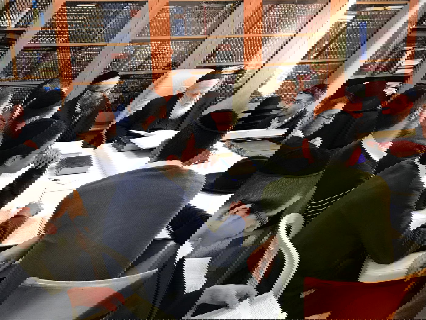 נשיא המועצת מסר שיעור - למרות חולשתו • תיעוד