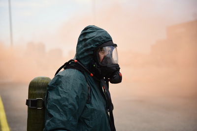 כך תורגלה דליפת חומר מסוכן מהרכבת. צפו