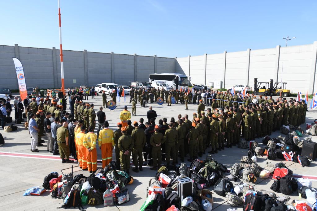 משלחת הסיוע שנשלחה לברזיל נחתה חזרה