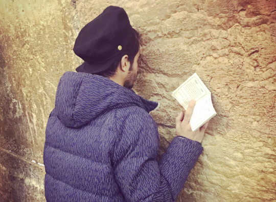 איתי תורג'מן ודני שטג בכותל המערבי. צפו