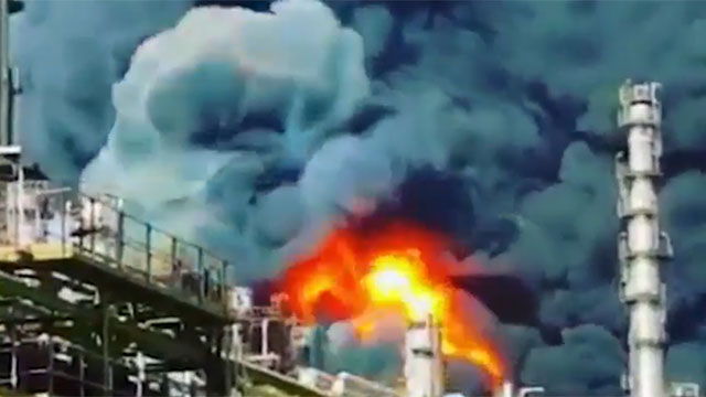 שריפת ענק באיראן