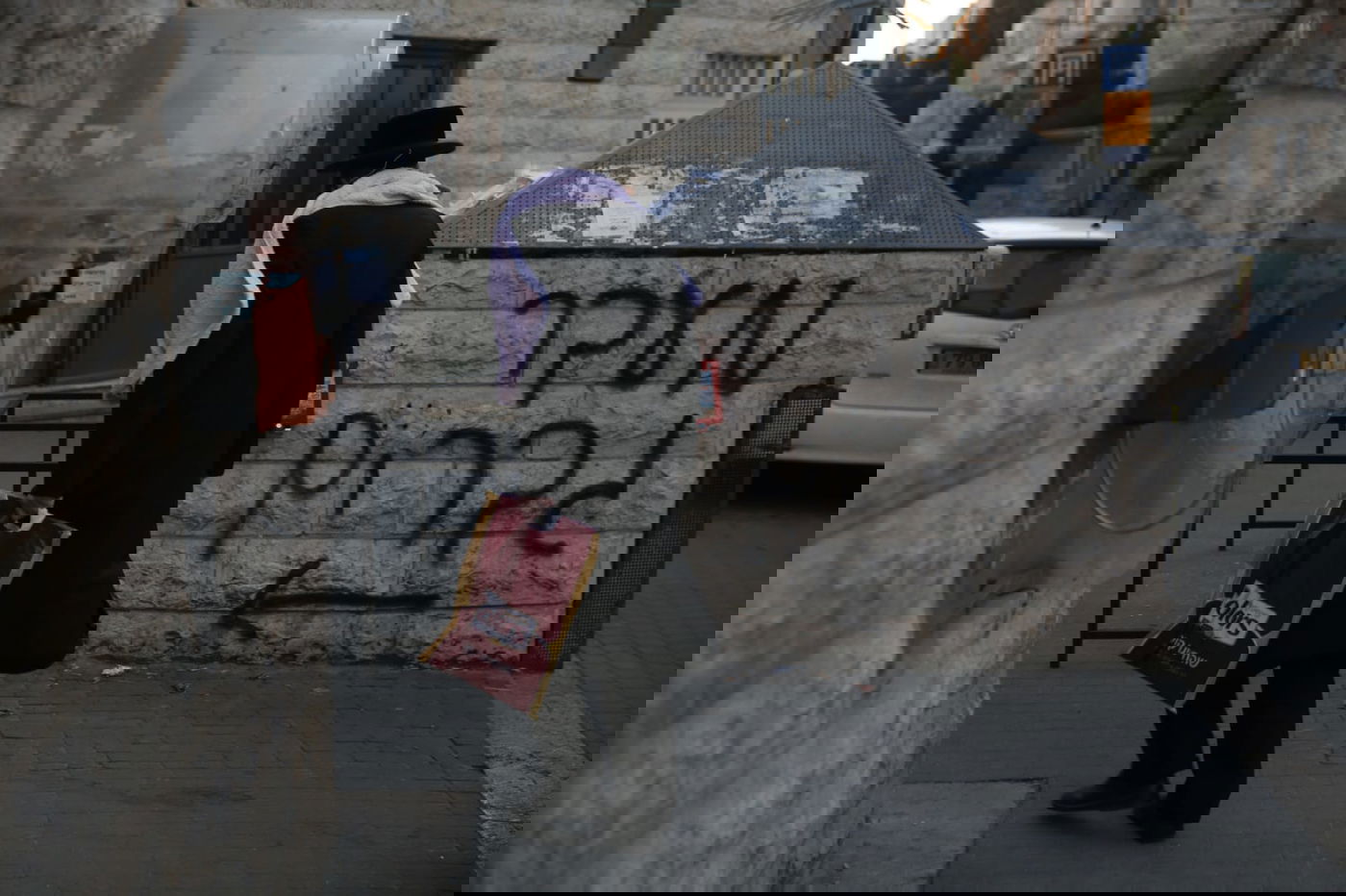 המשטרה פתחה בחקירת ריסוס 'גרפיטי ההפרדה'