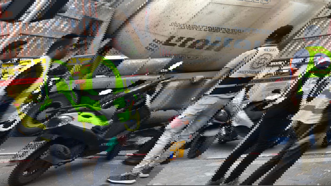 נהג מערבל בטון דרס למוות אישה בת 78 בתל אביב