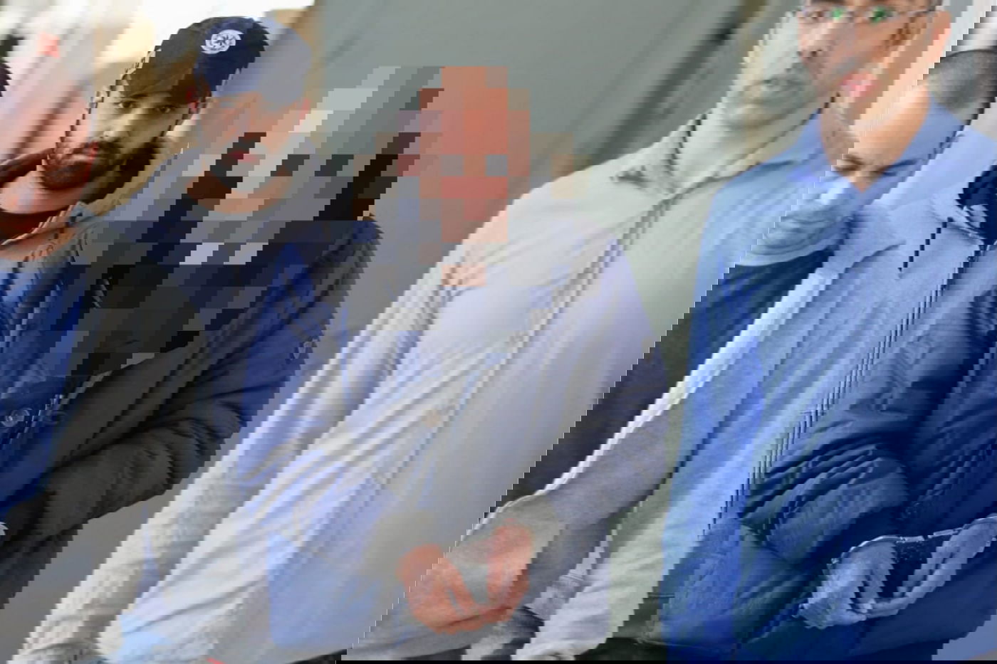 החשוד בעת שהובא לביהמ"ש