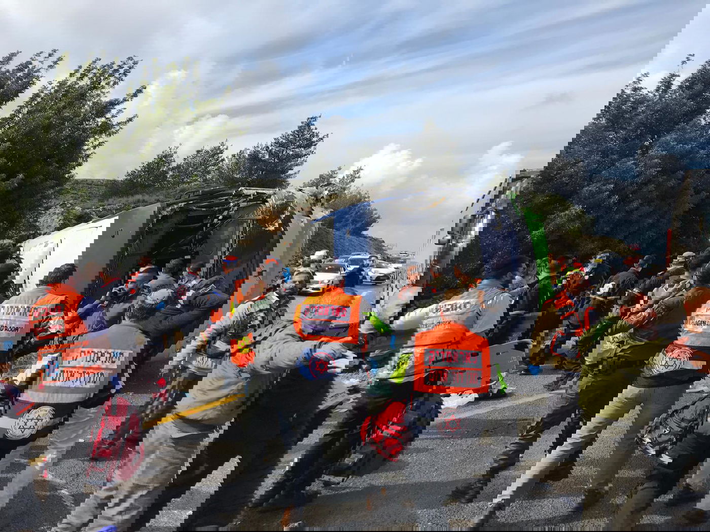 זירת התאונה