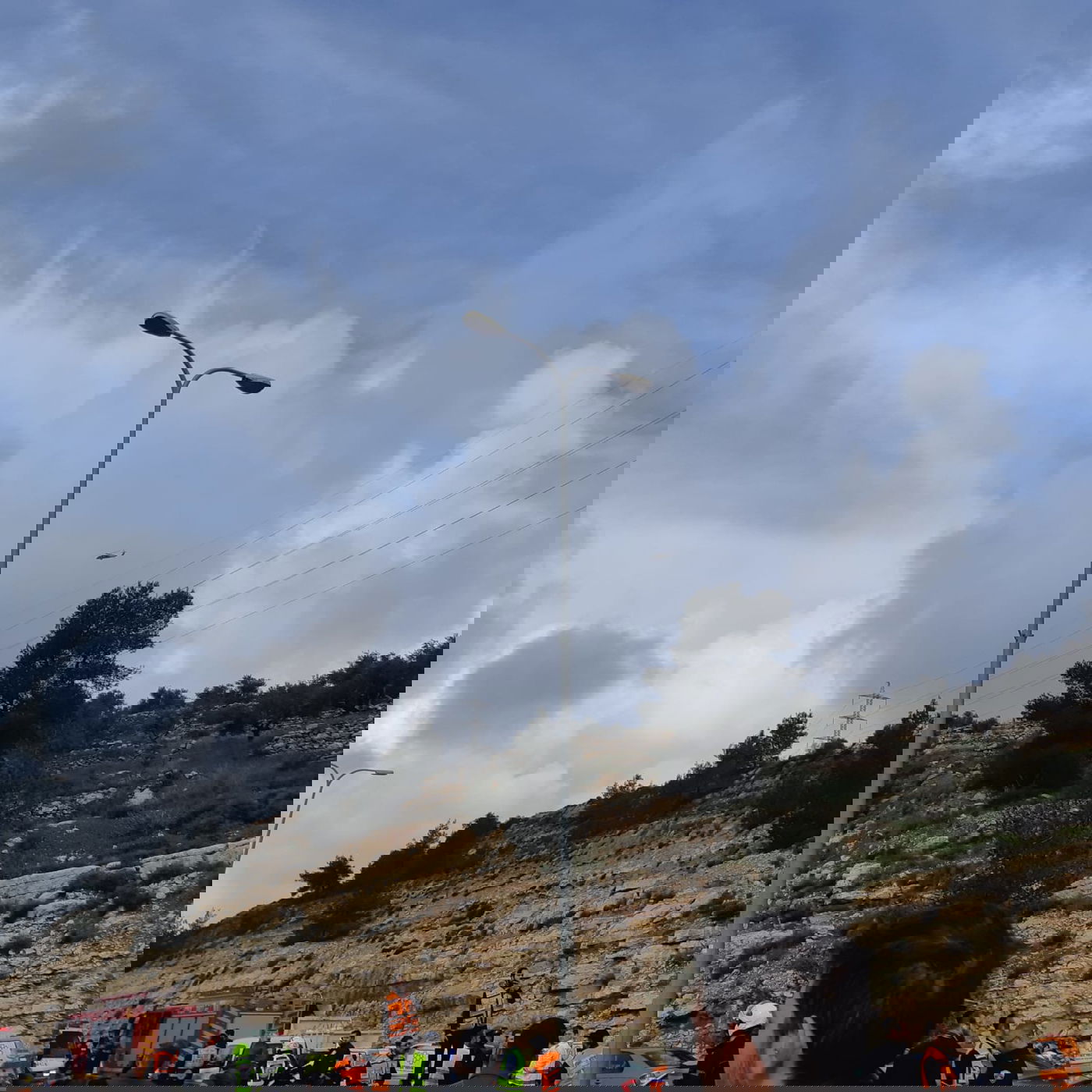 זירת התאונה