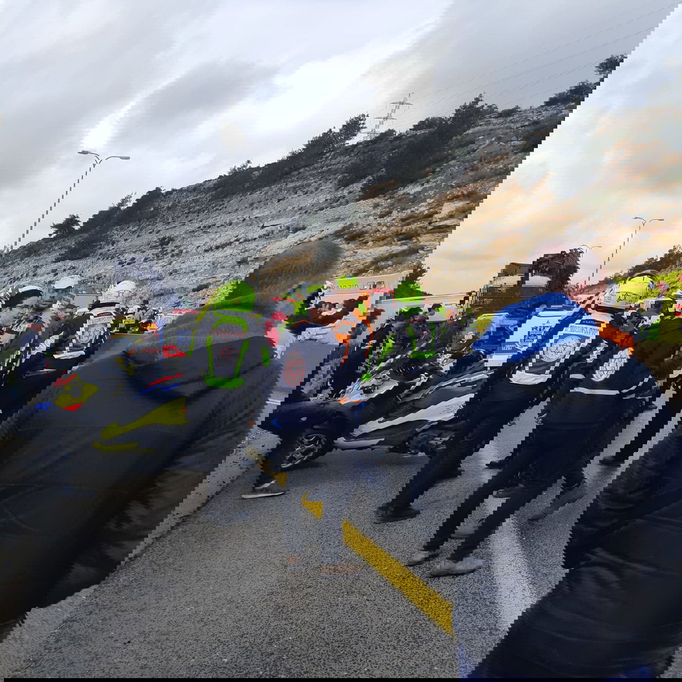 זירת התאונה