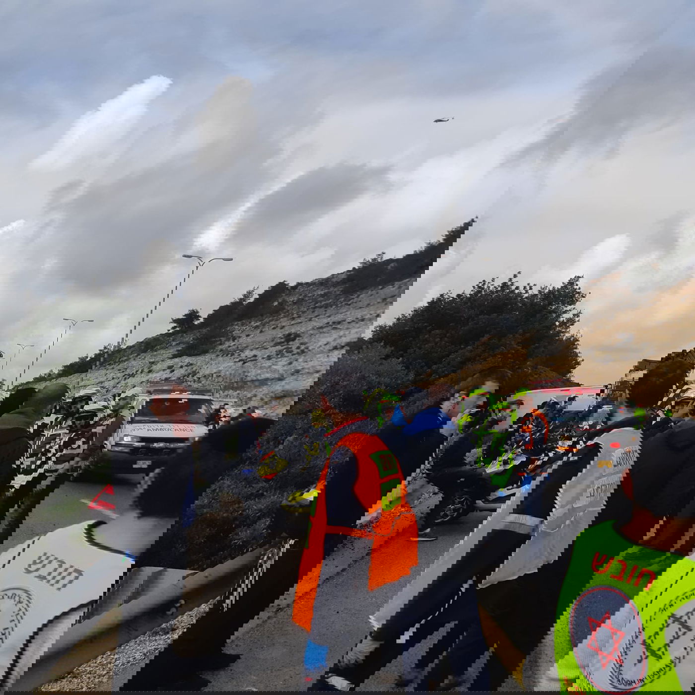 זירת התאונה