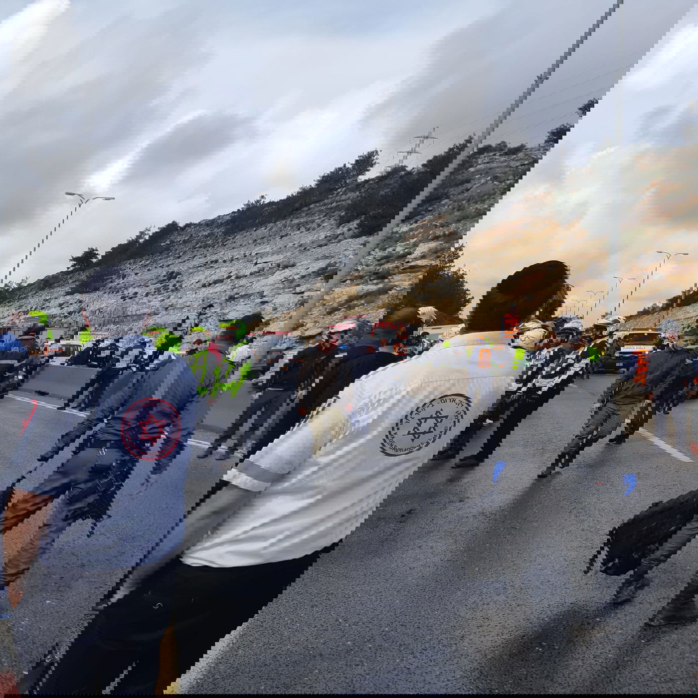 זירת התאונה