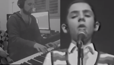 הפסנתרן ליווה את אביו ה"ילד" מפרחי לונדון