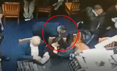 תיעוד מצלמות האבטחה