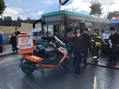 נתיב הדמים: שוב תאונה קשה בגולדה מאיר