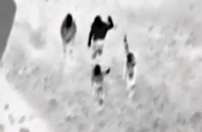 כך סימנו האב וילדיו למסוק שחיפש אחריהם