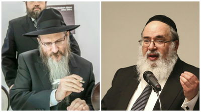 הרב ליכטשנטיין והרב לאזאר