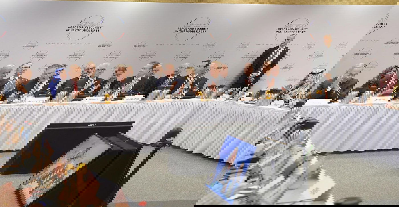 נתניהו ושרי החוץ בוורשא