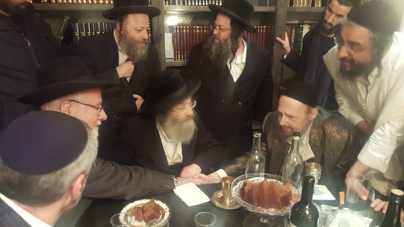 המקובל הרב קוק עם רבי מיילך בידרמן