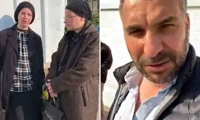 רון קובי מול לשכת הגיוס