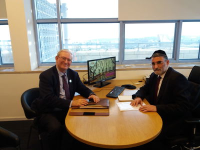 פגישת עו"ד צל עם חיים כהן