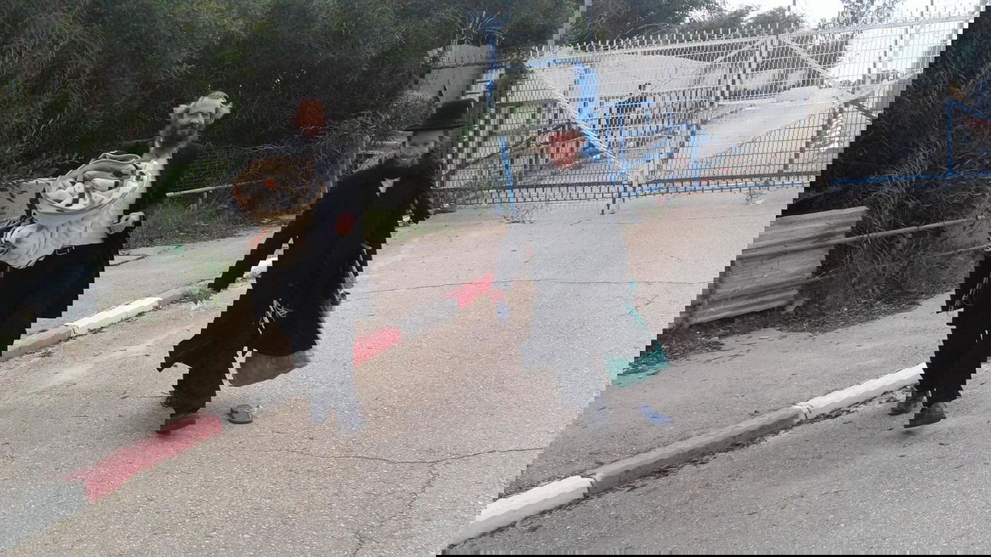 בלוי עם שחרורו, בערב שבת