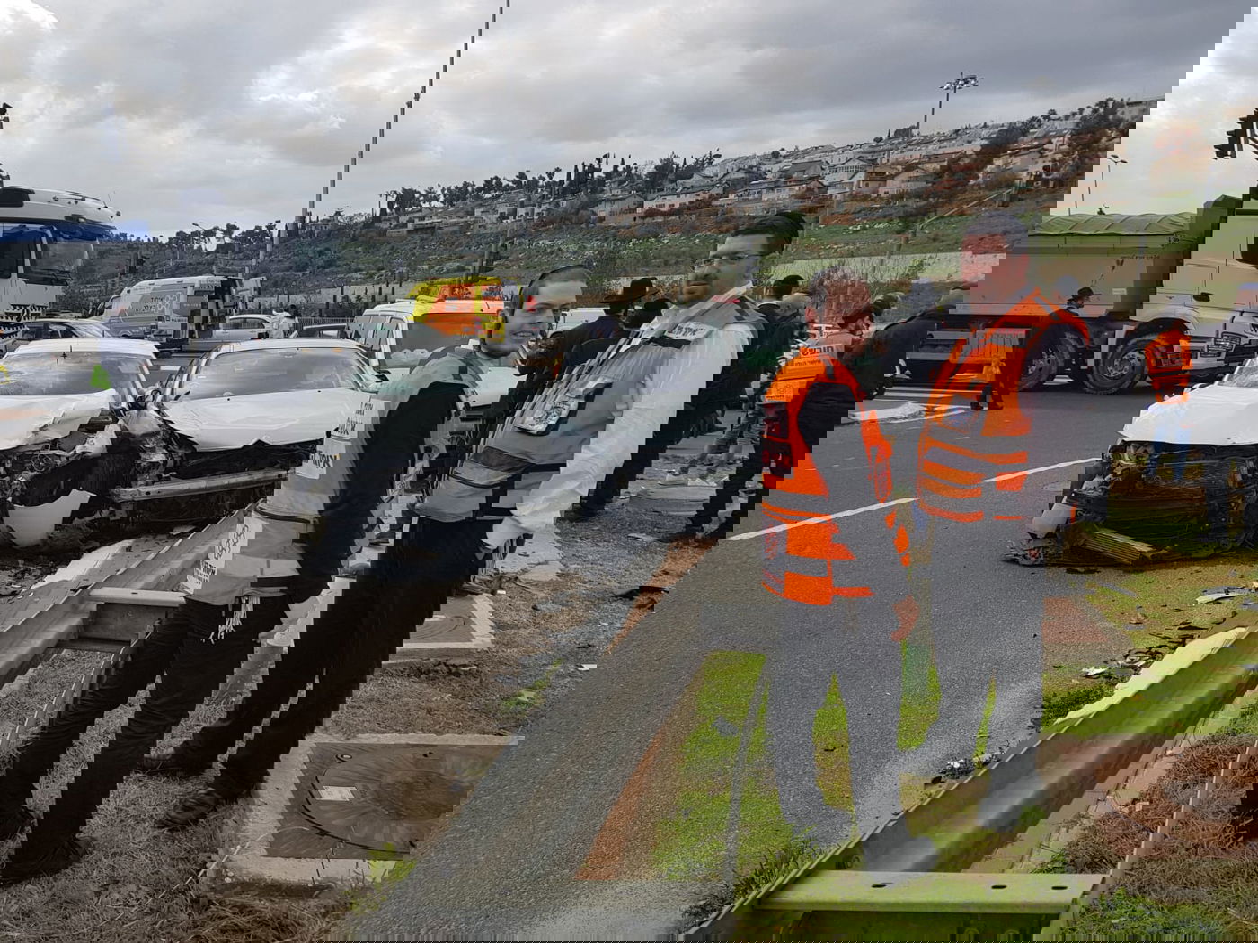 זירת התאונה, בצהריים