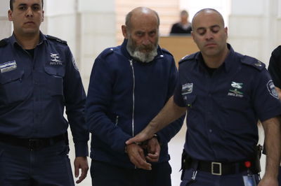 הנאשם ברצח, היום בבית המשפט