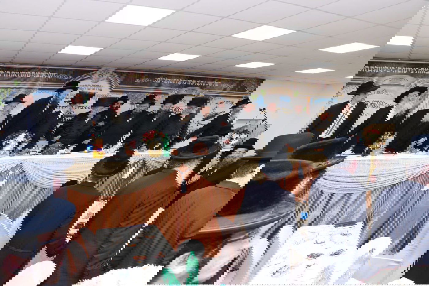 שמחת נכד האדמו"ר בהתנחלות החרדית