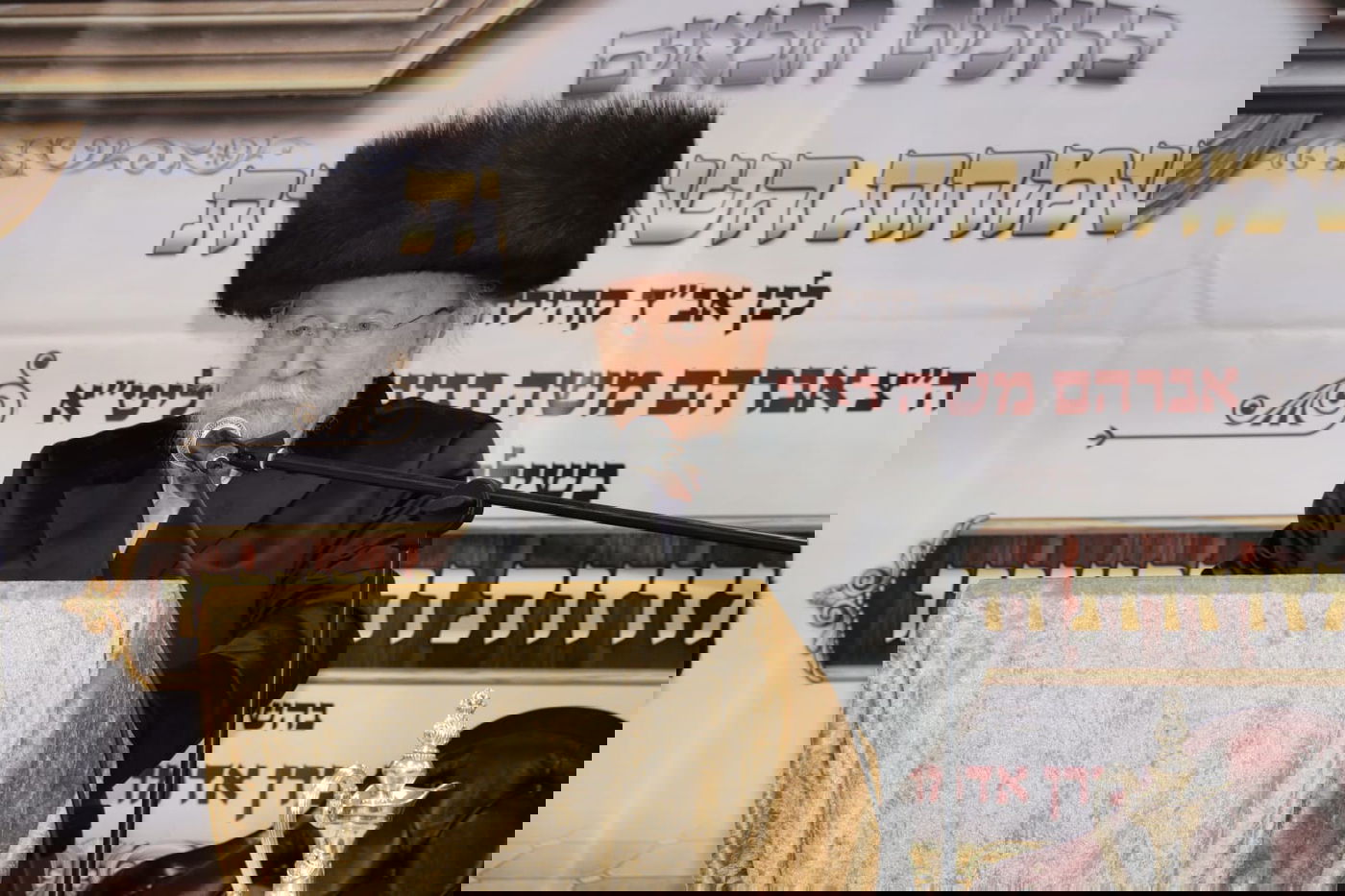 שמחת נכד האדמו"ר בהתנחלות החרדית