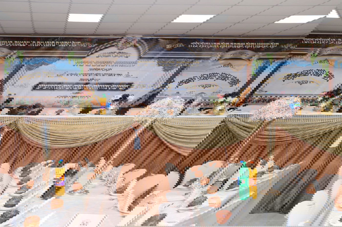 שמחת נכד האדמו"ר בהתנחלות החרדית