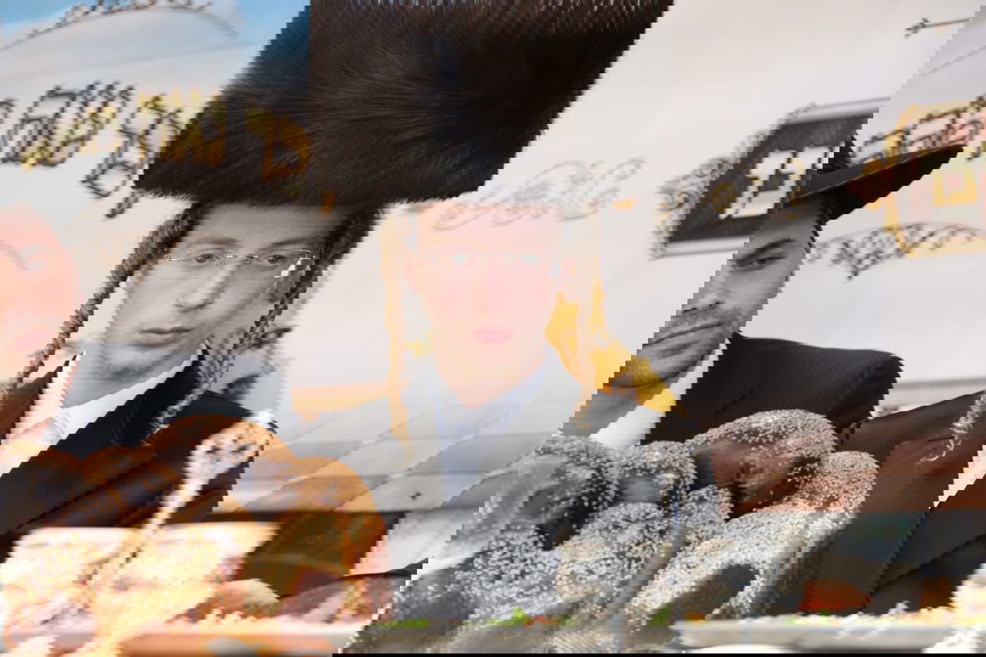 שמחת נכד האדמו"ר בהתנחלות החרדית