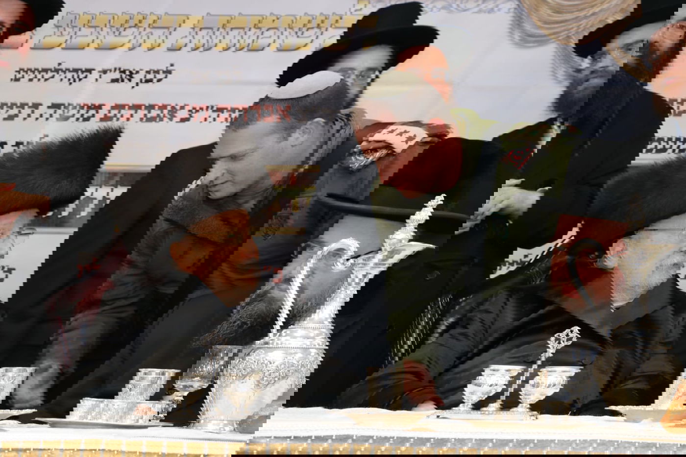 שמחת נכד האדמו"ר בהתנחלות החרדית