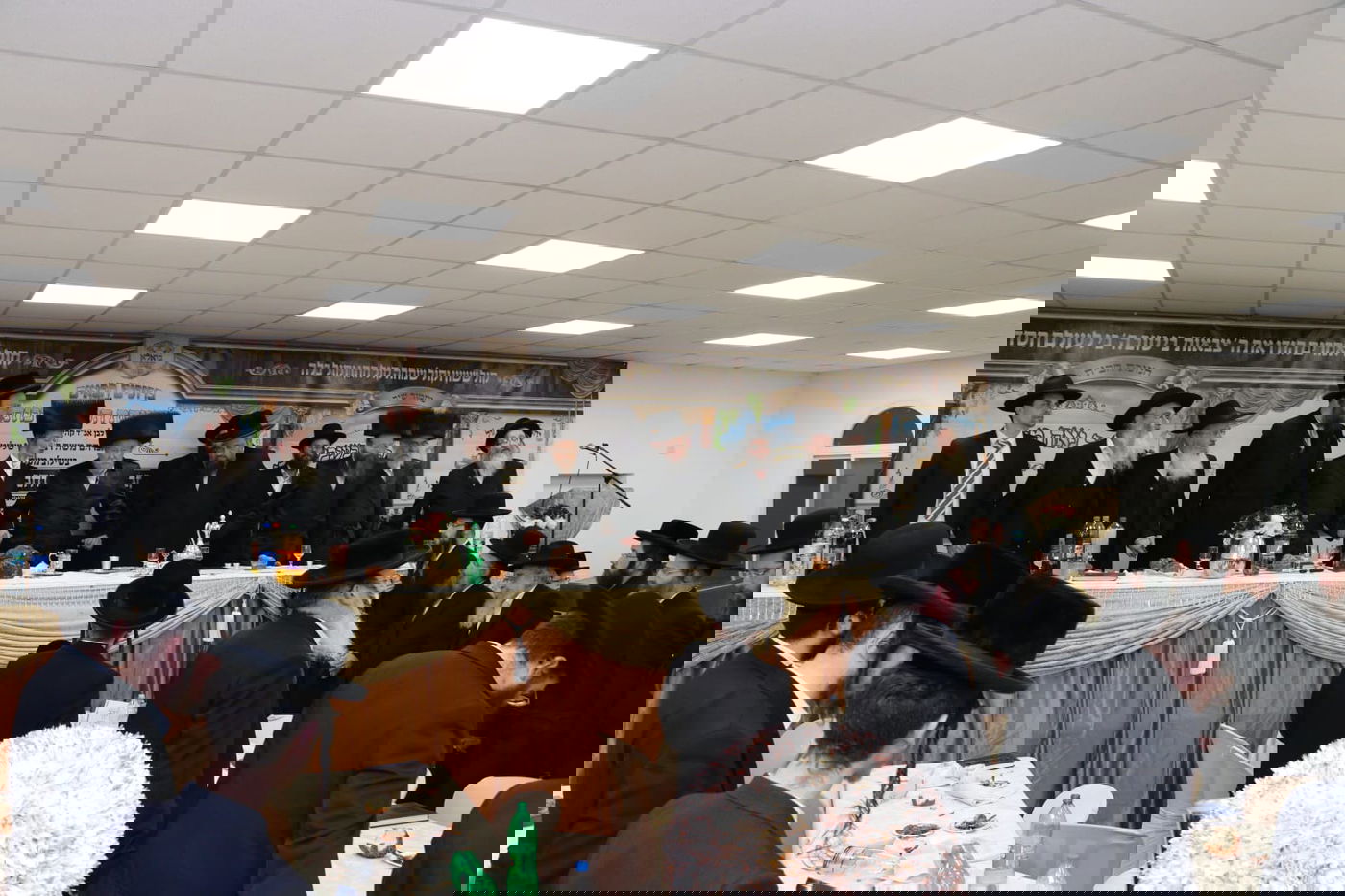 שמחת נכד האדמו"ר בהתנחלות החרדית