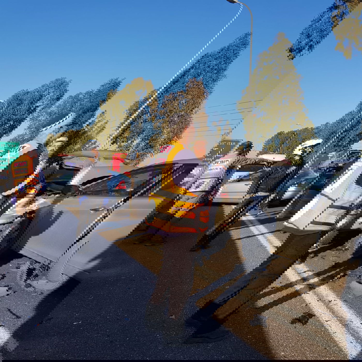 זירת התאונה