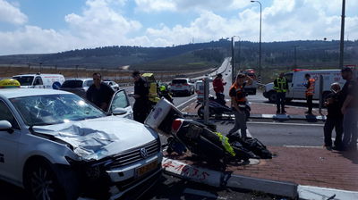 זירת התאונה