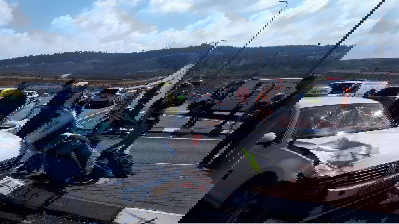 זירת התאונה