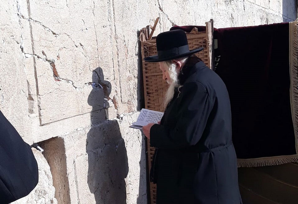 האדמו"ר בכותל